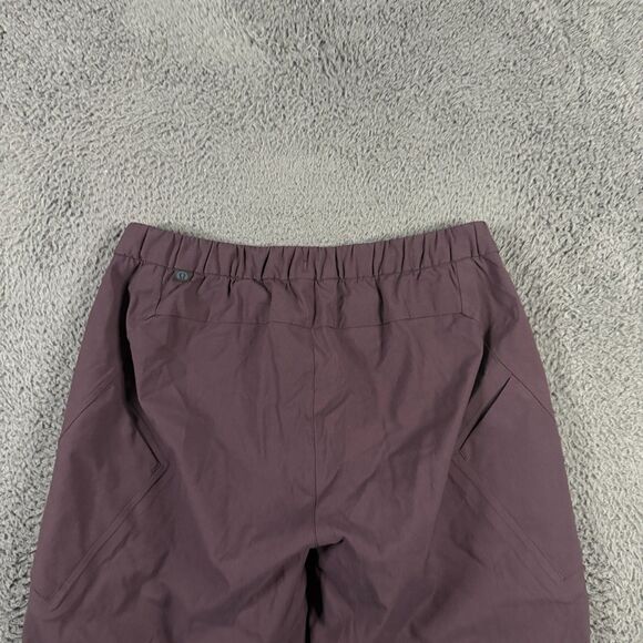 Lululemon Pants Mens 34 (Fits 30x26) Maroon On the Move Wool Blend Wide Leg - Picture 7 of 13